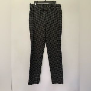 Anne Klein Gingham print, pull on pant